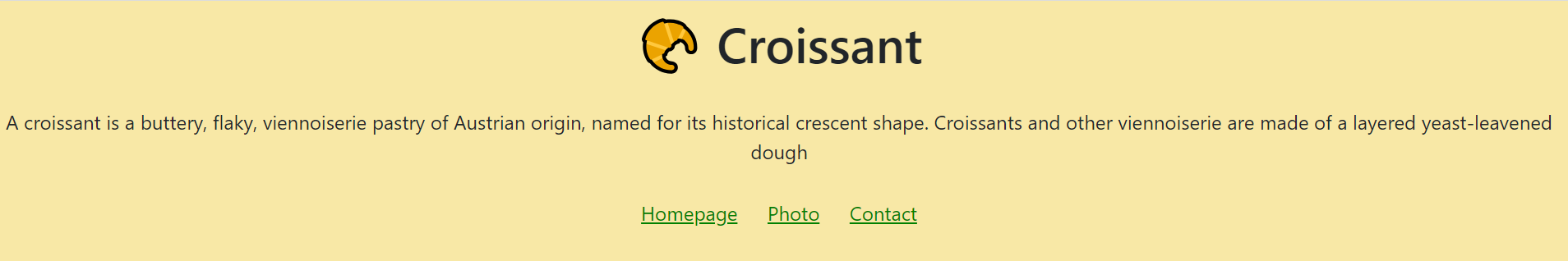 My Croissant App